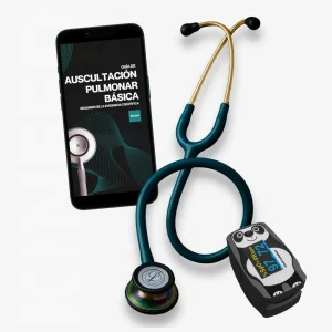 Fonendo Littmann verde arcoíris + Oxímetro Panda